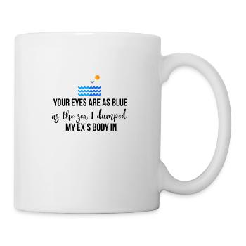 Vos yeux sont aussi bleus que la mer - Mug blanc - blanc - Droite