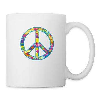 Peace / peace symbol - Mug - white - Right
