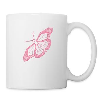 Papillon - Mug blanc - blanc - Droite