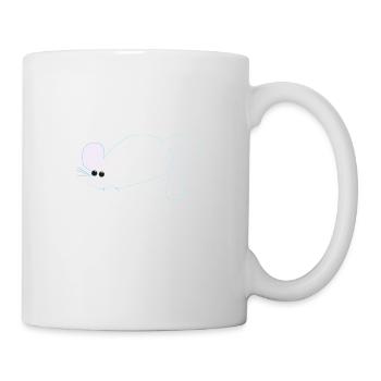 Niedlicher Kinder- / Babymausentwurf - Tasse - Weiß - Rechts