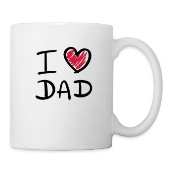 i_love_dad__f2 - Mug blanc - blanc - Droite