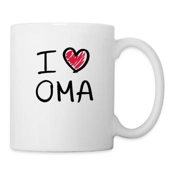 I Love GrandMa - Mug blanc - blanc - Droite