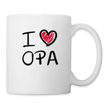 i Love Opa - Tasse - Weiß - Rechts