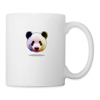 Panda poster - Tasse - Weiß - Rechts