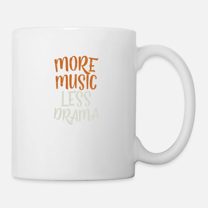 T-shirt de musique - Mug blanc - blanc