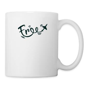 Free freedom fly free - Mug - white - Right