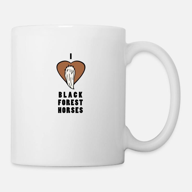 BLACK FOREST HORSE 2 - Tasse - Weiß