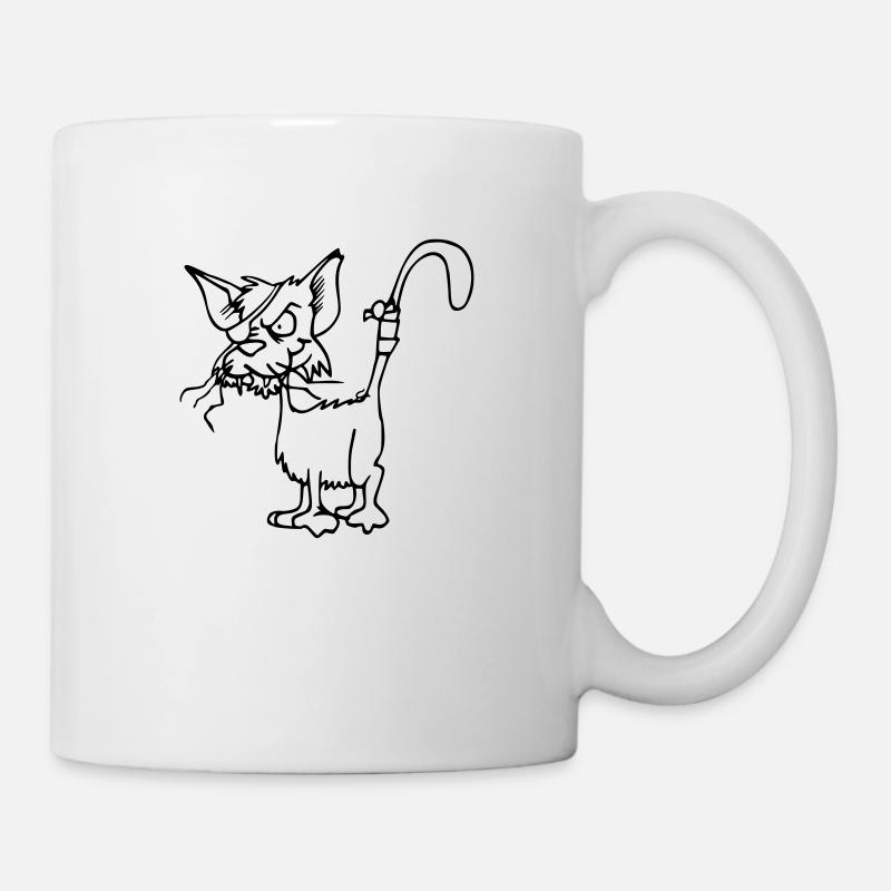 cat - Mug - white