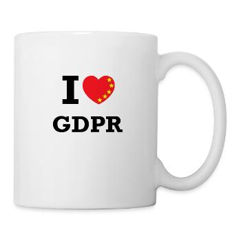 I love the GDPR - Mug - white - Right