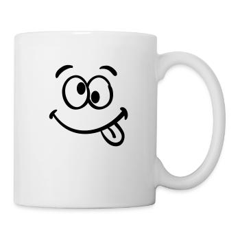 Crazy smile - Tasse - Weiß - Rechts