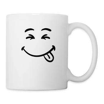 smilie_3__f1 - Mug blanc - blanc - Droite