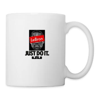 Entwurf durch Lebron James swag - Tasse - Weiß - Rechts