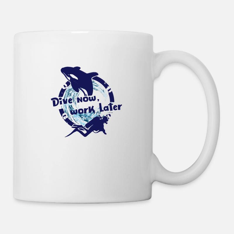 Dive Now - Mug - white