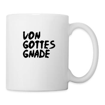 Gnade - Tasse - Weiß - Rechts