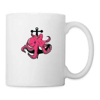 Octopus - octopus - anchor - Mug - white - Right