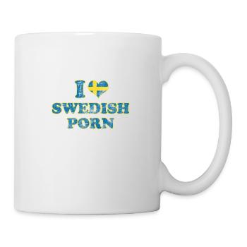 I LOVE SWEDISH PORN - Tasse - Weiß - Rechts