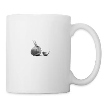 Knoblauch - Tasse - Weiß - Rechts