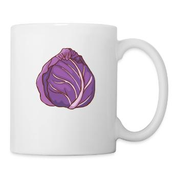 Red cabbage head Blue cabbage red cabbage Blue cabbage - Mug - white - Right