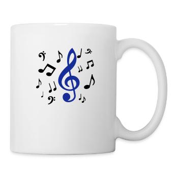 noten - Tasse - Weiß - Rechts