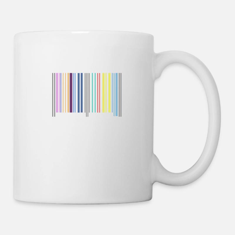 code à barres - Mug blanc - blanc