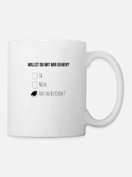 Willst Du mit mir gehen? - Tasse - Weiß