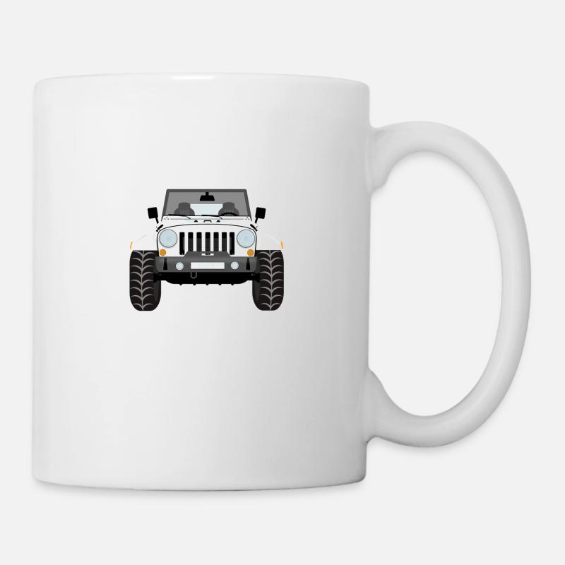 Jeep white - Mug - white