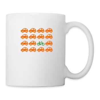 Bicycle Shirt - Sport Holland Vélo de Route Vélo Auto - Mug blanc - blanc - Droite