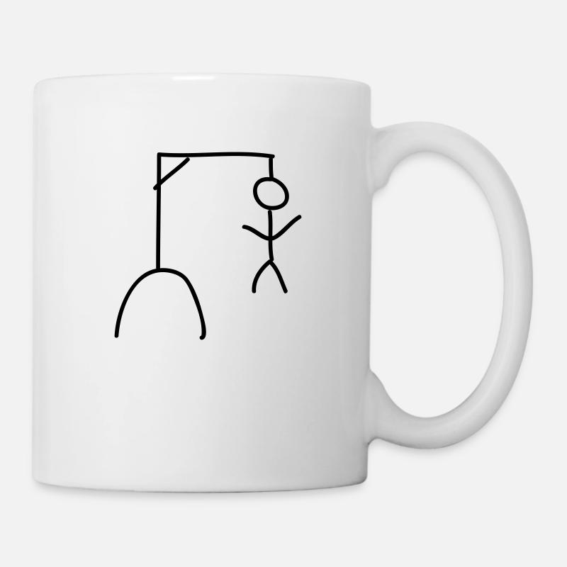 Galgenmänchen - Tasse - Weiß