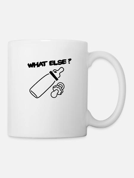 What else? Baby? - Mug blanc - blanc