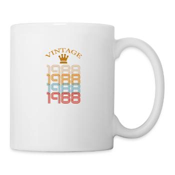 Vintage 30th Birthday Gift 1988 - Mug - white - Right
