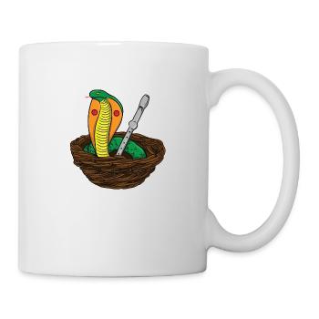Cobra - Snake - Boa Mamba Poison Animal - Mug - white - Right
