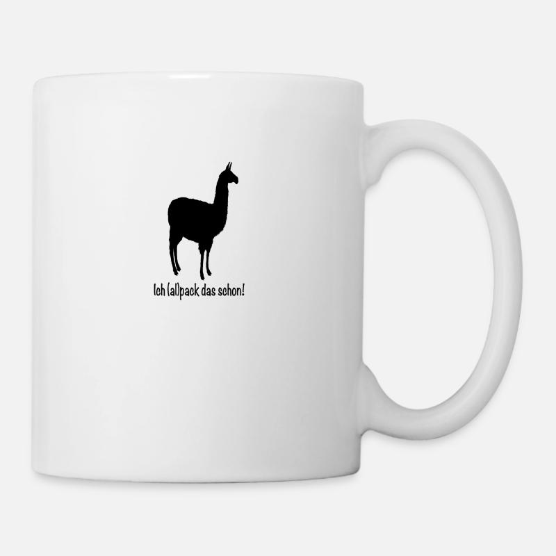 Paquet d'alpaga - Mug blanc - blanc