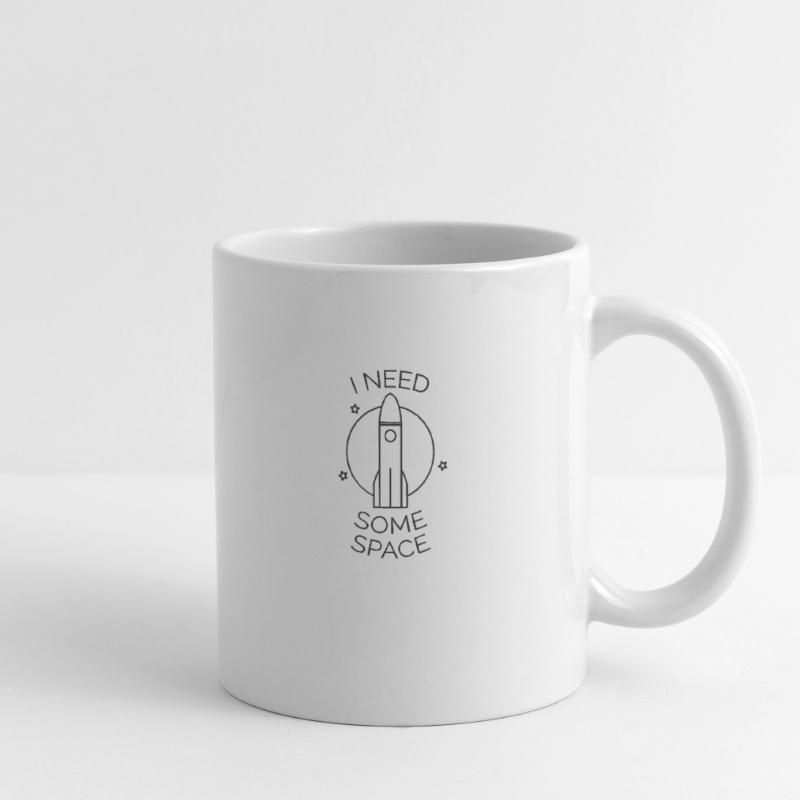 Fusée spatiale cadeau astronaute spatial Mug blanc