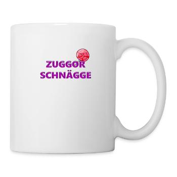 Zuggorschnägge Saxony funny gift home - Mug - white - Right