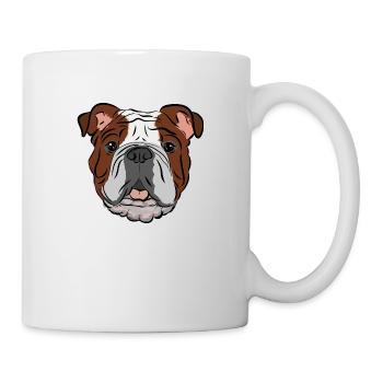 Bulldog / Boxer / Dog Lover / Gift Idea - Mug - white - Right
