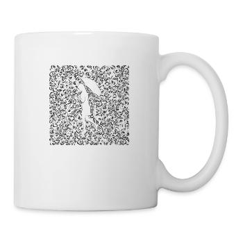 rain ornamental ornament - Mug - white - Right