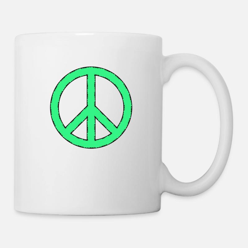 Peace sign - Mug - white