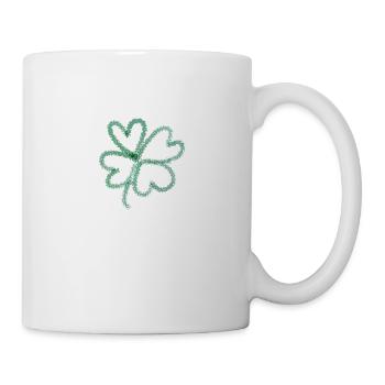 Kleeblatt - Tasse - Weiß - Rechts