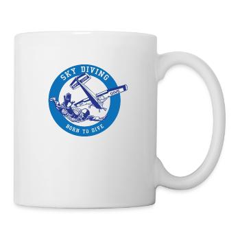 SKY Diving - Tasse - Weiß - Rechts