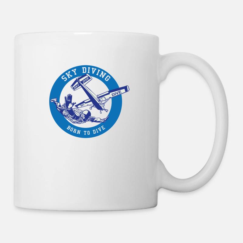 SKY Diving - Tasse - Weiß