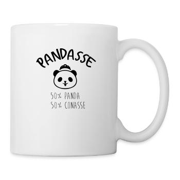 PANDASSE - Mug blanc - blanc - Droite