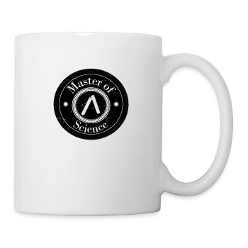 Master of Science logo patch - Mug - white - Right
