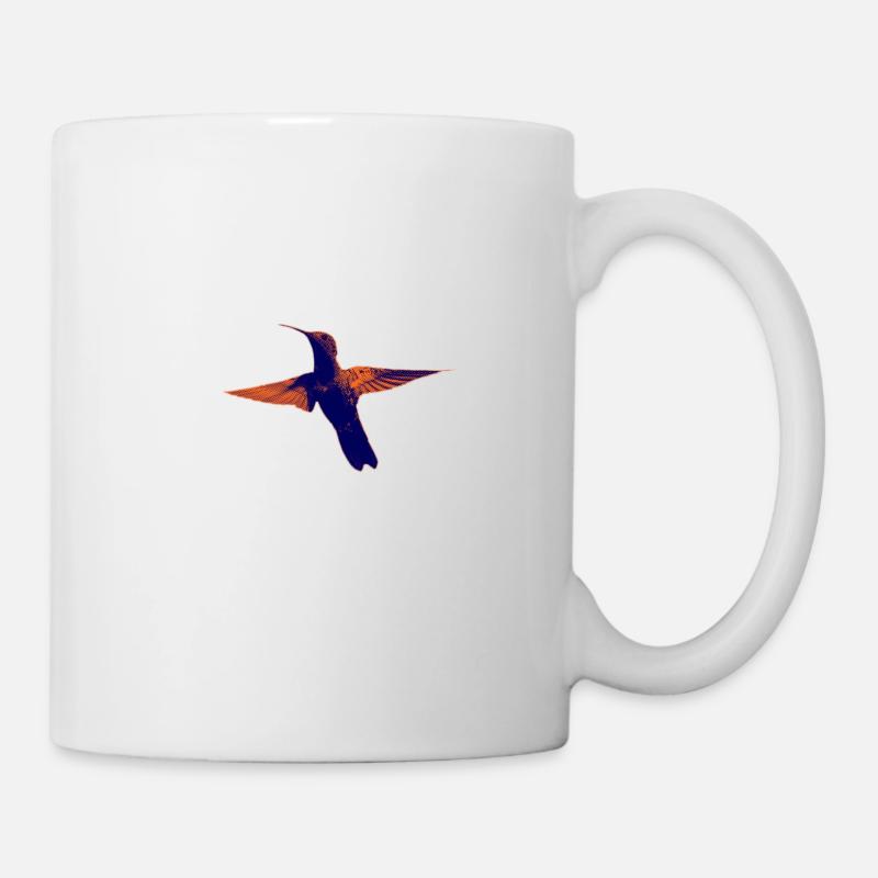 Hummingbird exotic art bird nature fly cool - Mug - white