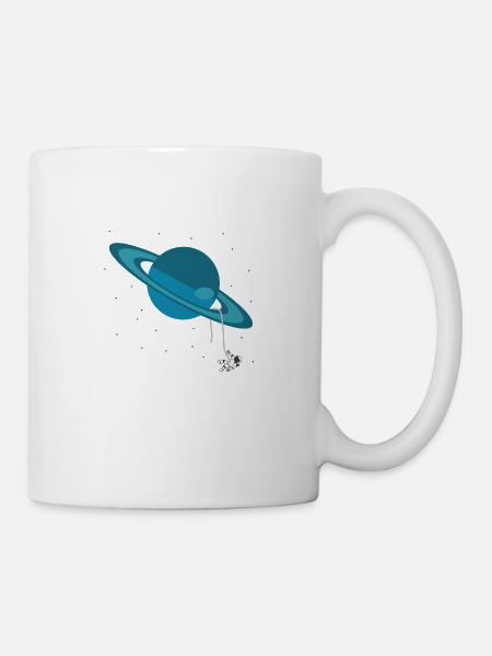 Saturn - Tasse - Weiß