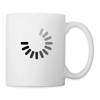 Cercle de chargement - Mug blanc - blanc - Droite
