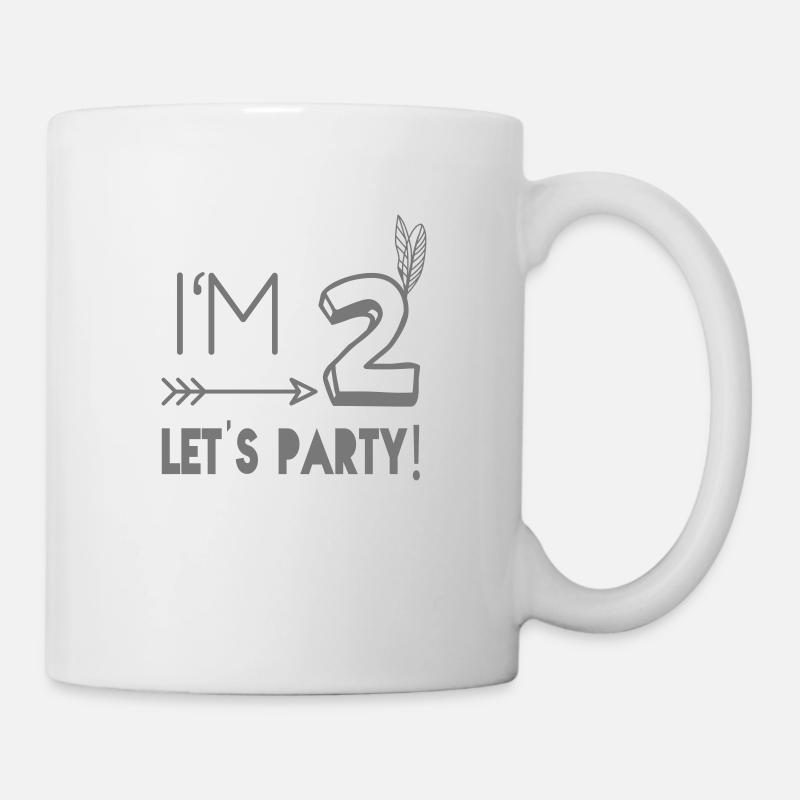 2. Kinder Geburtstag - Tasse - Weiß