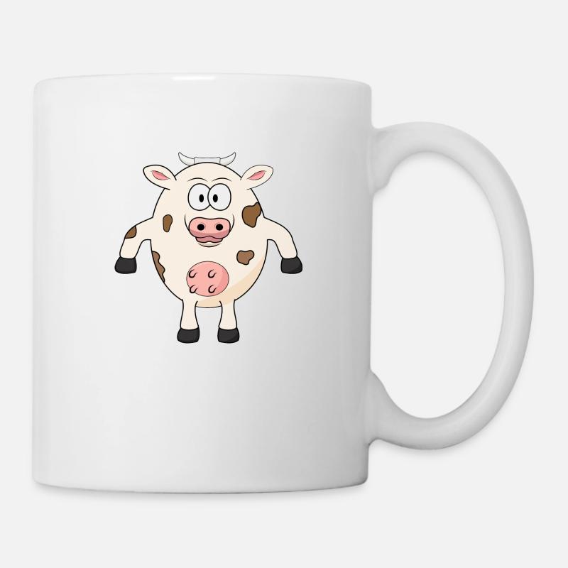 Fette Kuh - Tasse - Weiß