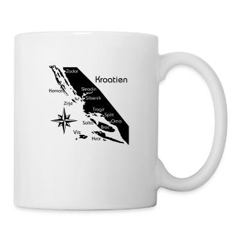 Kroatien Zadar bis Hvar - Tasse - Weiß - Rechts