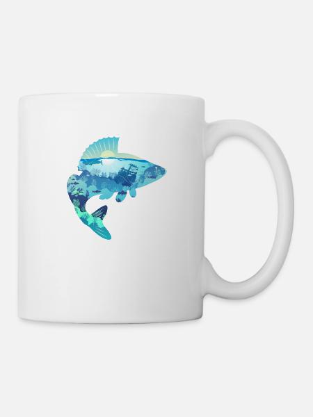 Basse perche - Mug blanc - blanc