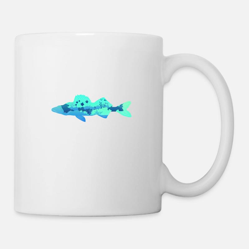 pike-perch - Mug - white